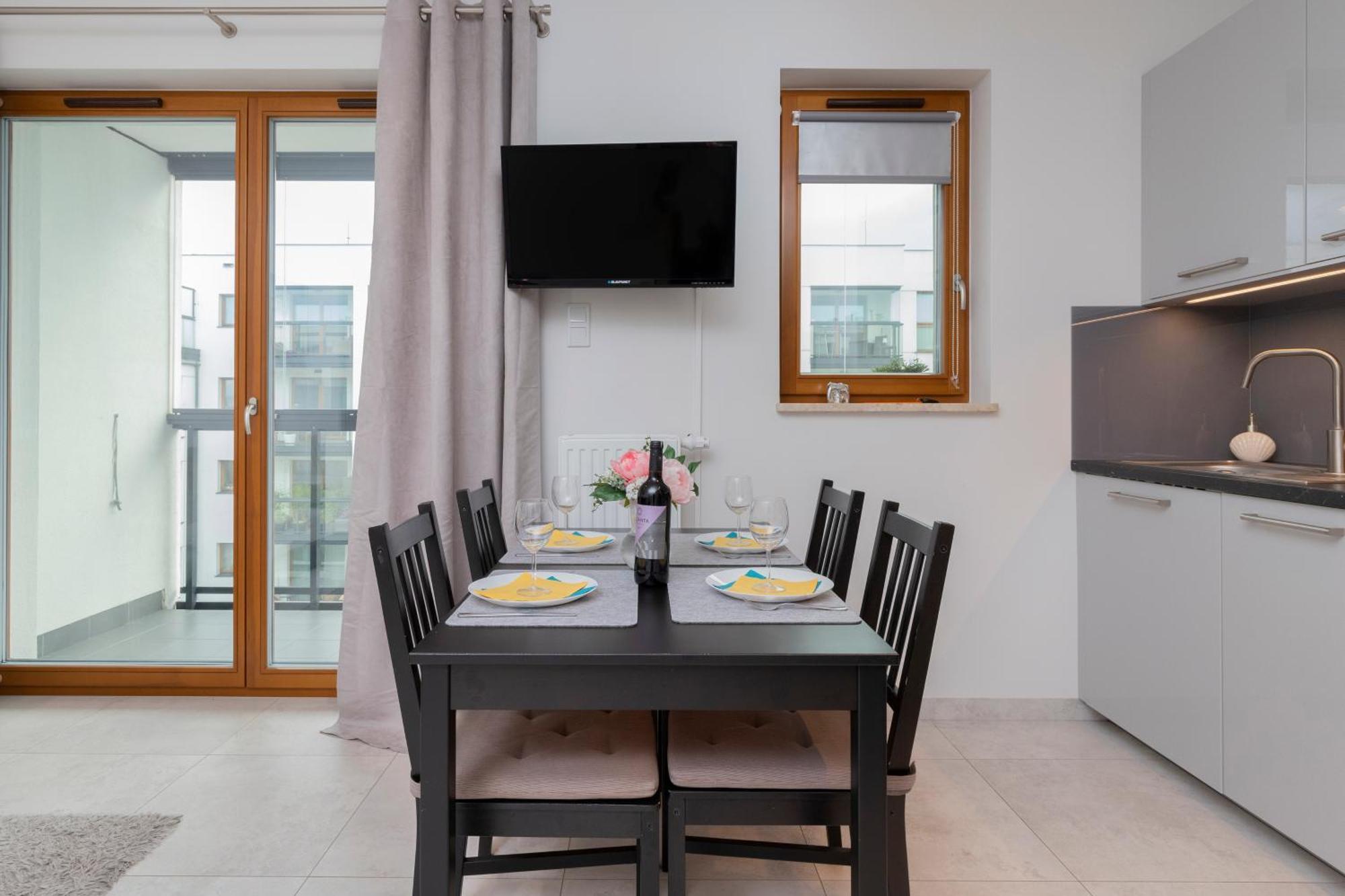 Apartament Z Widokiem Na Morze Obok Parku Millenium W Gdansku By Noclegi Renters Exterior foto