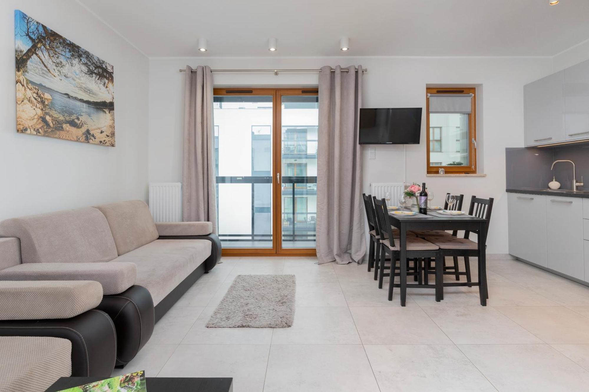 Apartament Z Widokiem Na Morze Obok Parku Millenium W Gdansku By Noclegi Renters Exterior foto